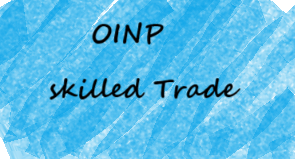 OINP Skilled tade